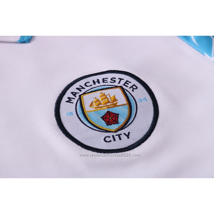 Polo Manchester City 2020-2021 Blanco